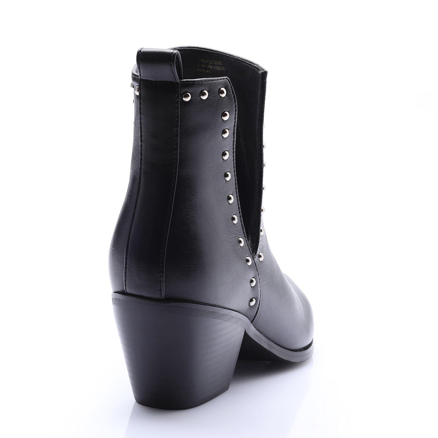 Botin Mujer Solea Luna Negro-1