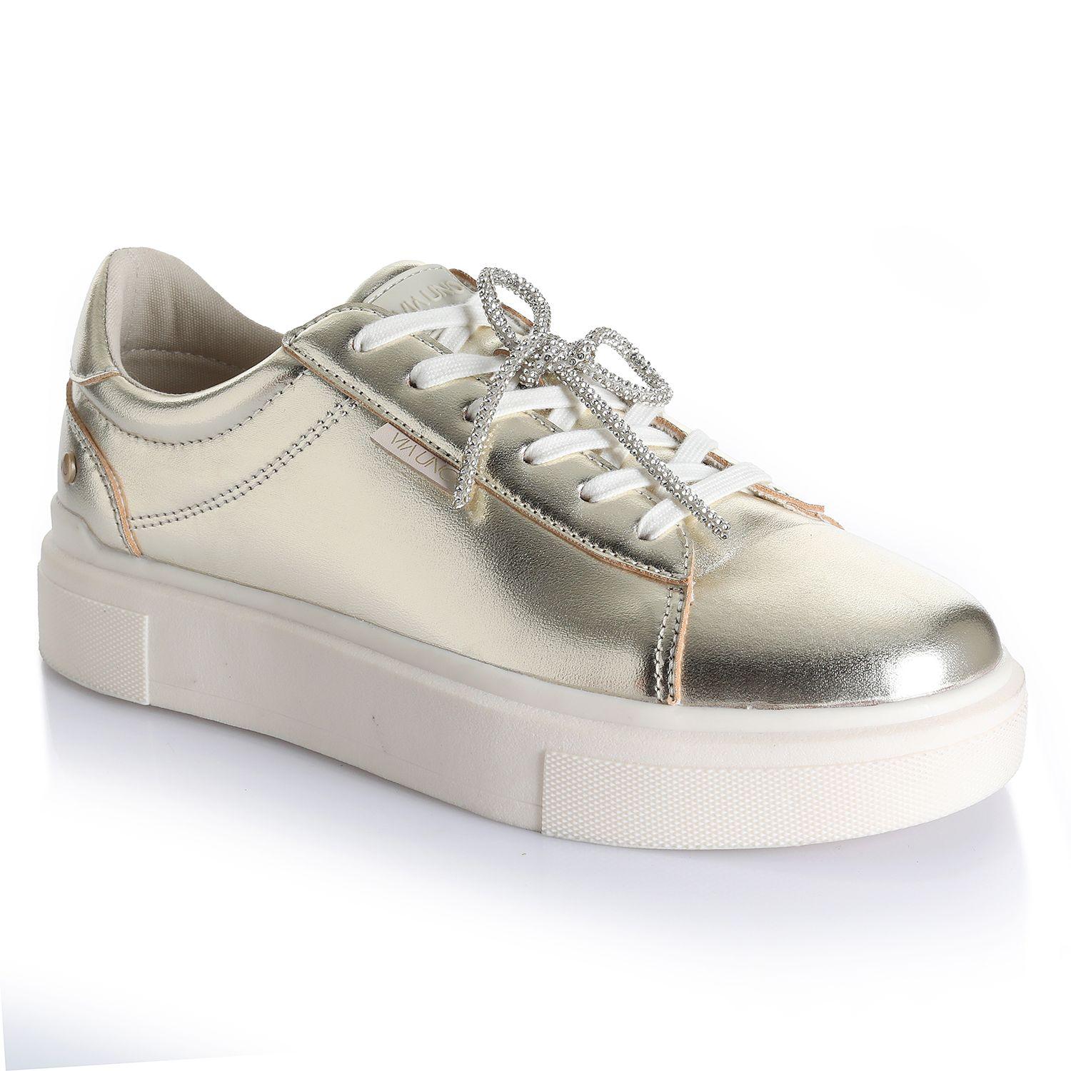 Zapatilla Mujer Dorado Via Uno 22541703-3