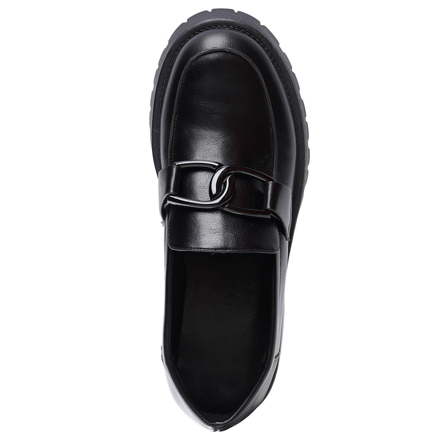 Zapato Mujer Negro Via Uno 12531503-2