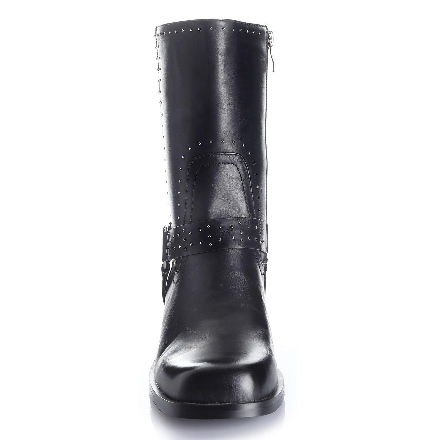 Botin Mujer Negro Via Uno 12531416-2