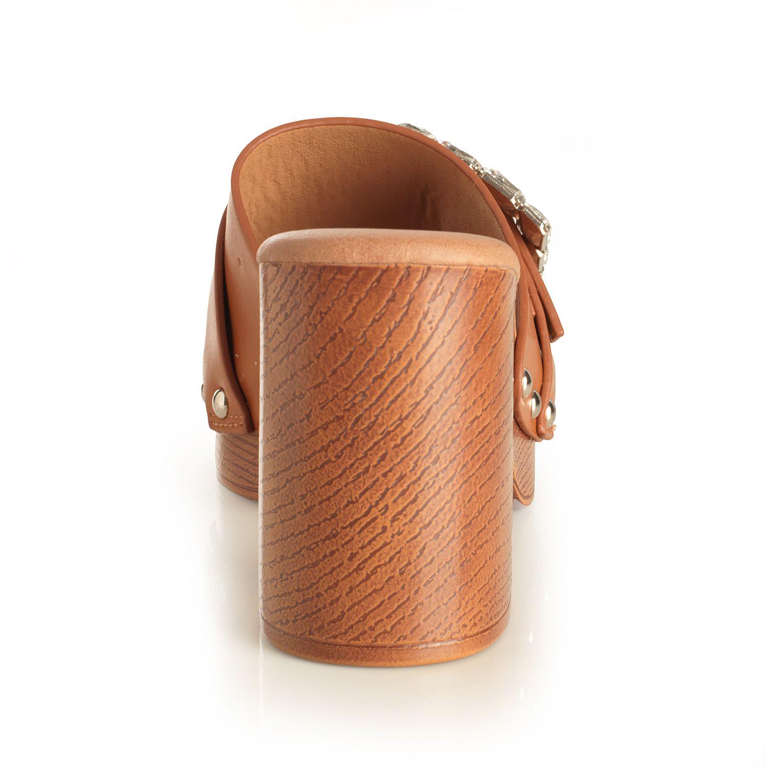 Sandalia Mujer Via Uno Camel 22633618-1
