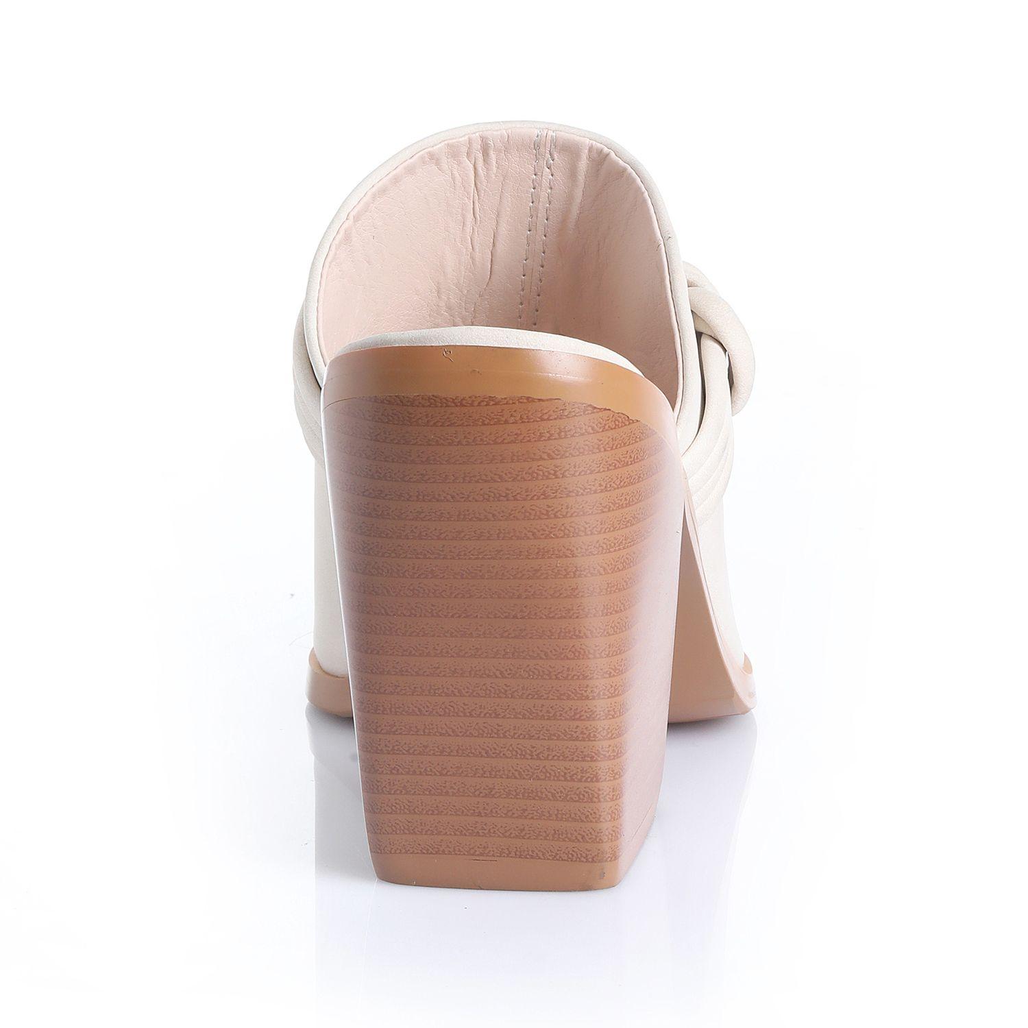 Zapato Mujer Crema Via Uno 22513501-1