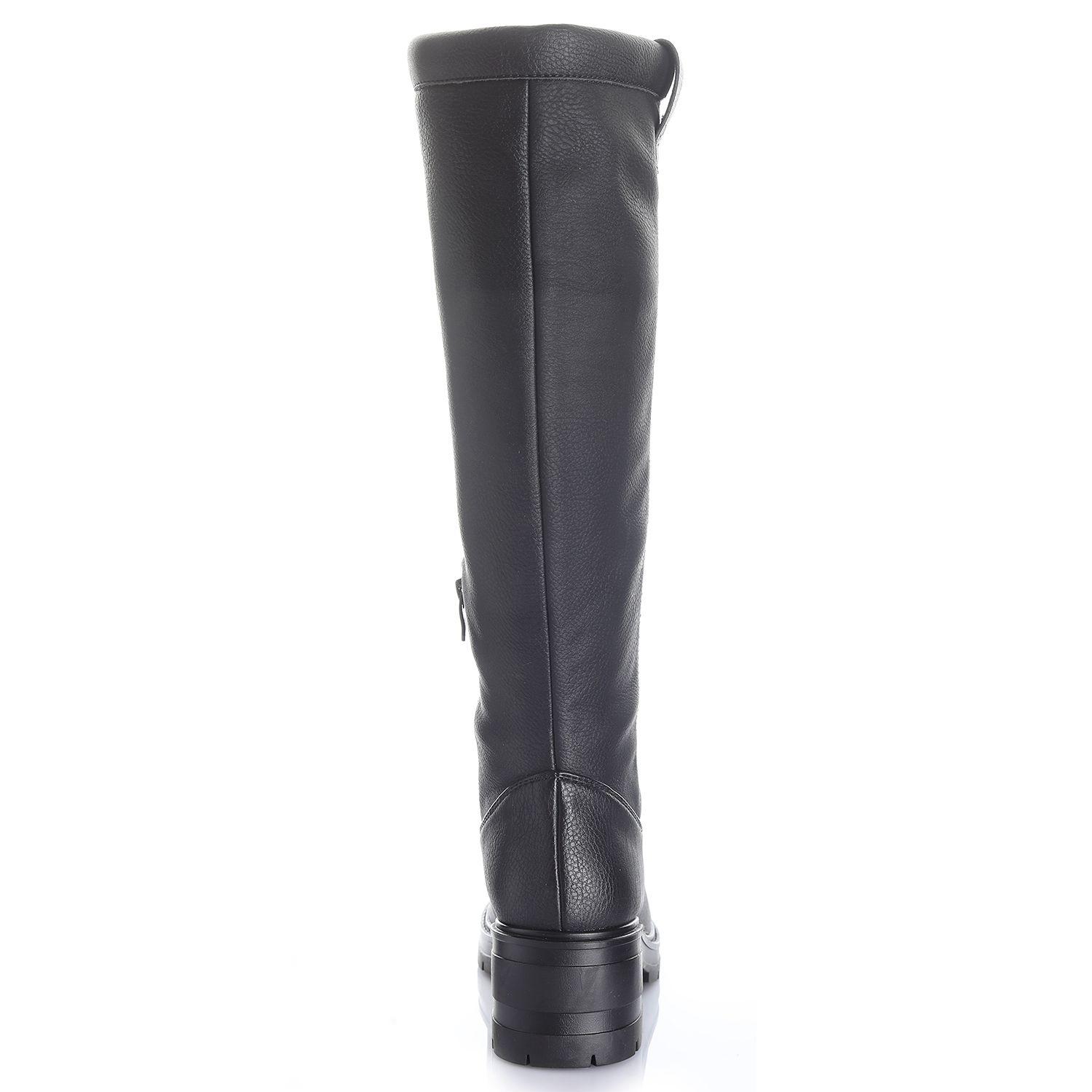 Bota Mujer Negro Via Uno 12532311-1