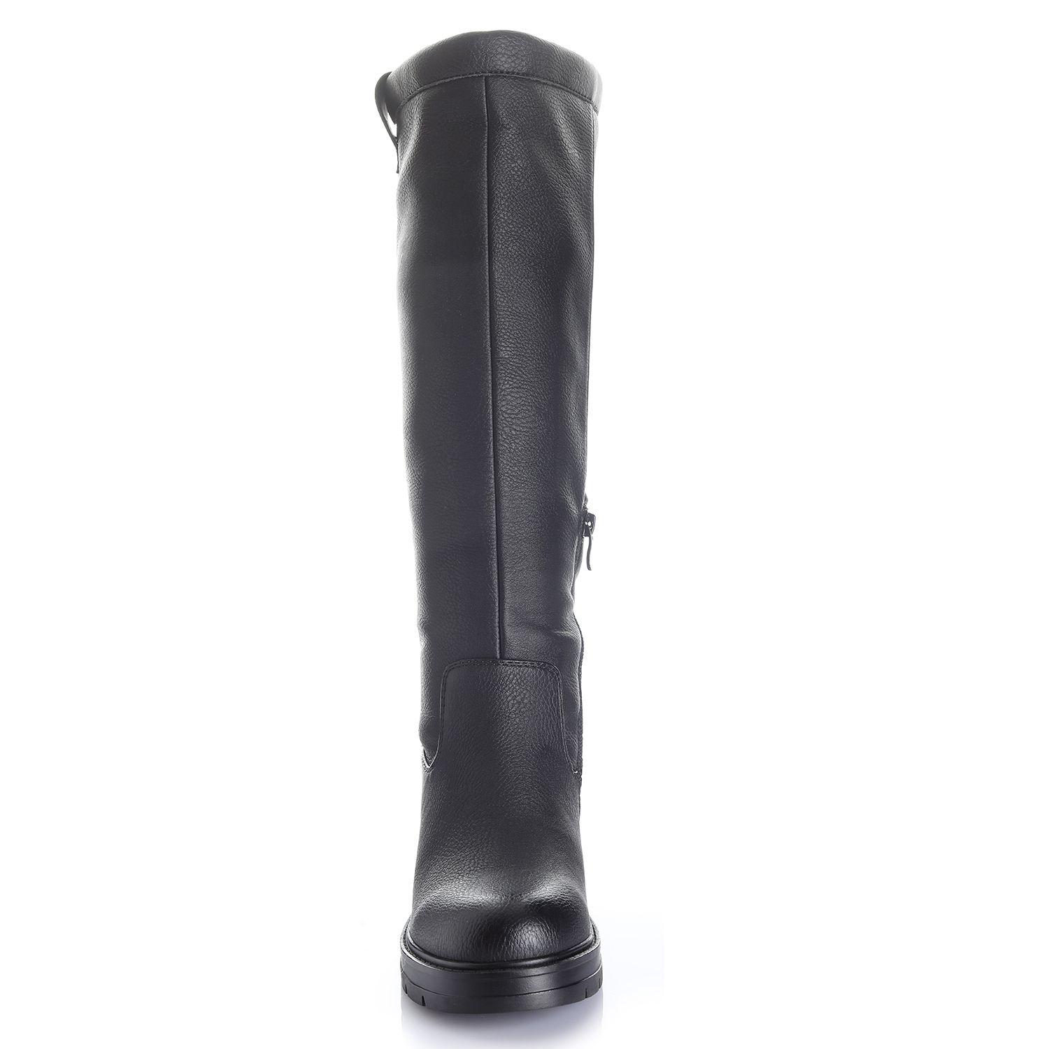 Bota Mujer Negro Via Uno 12532311-2