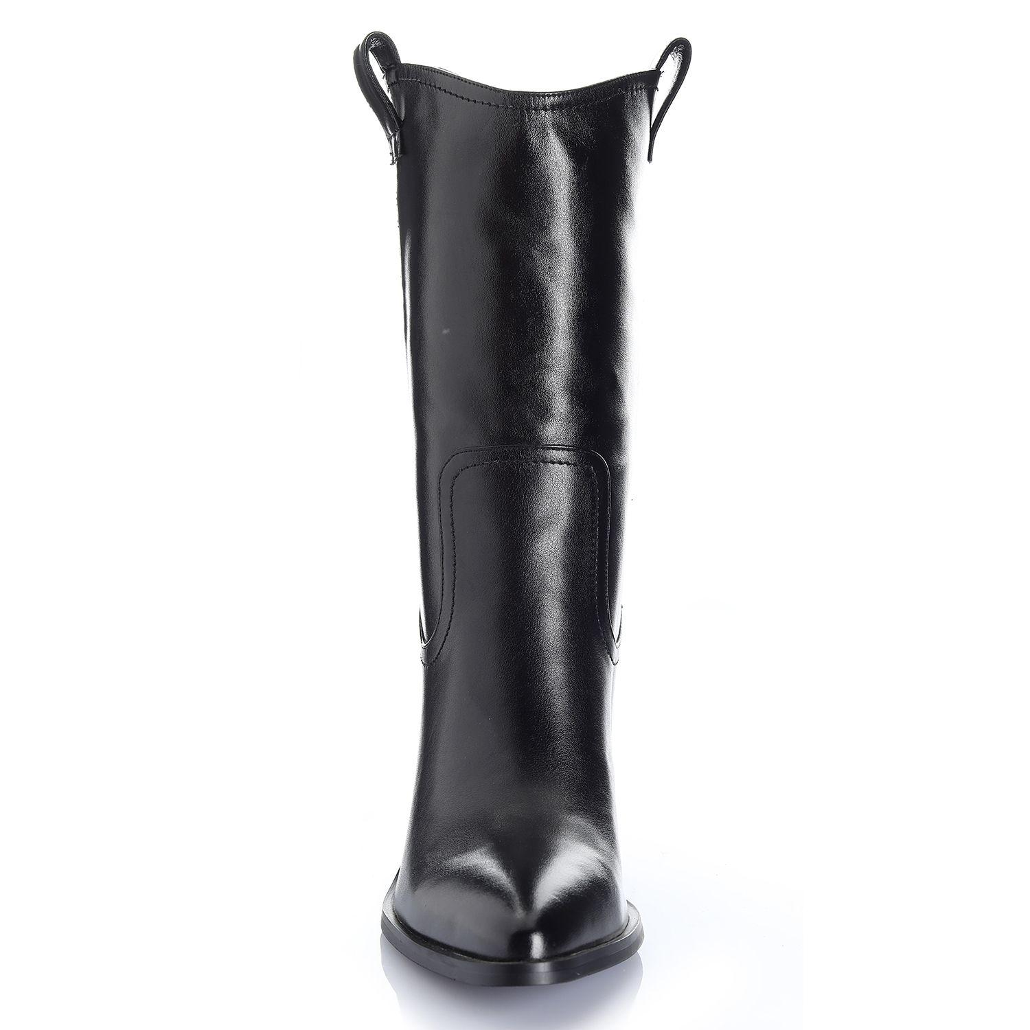 Bota Mujer Negro Via Uno 12512311-2