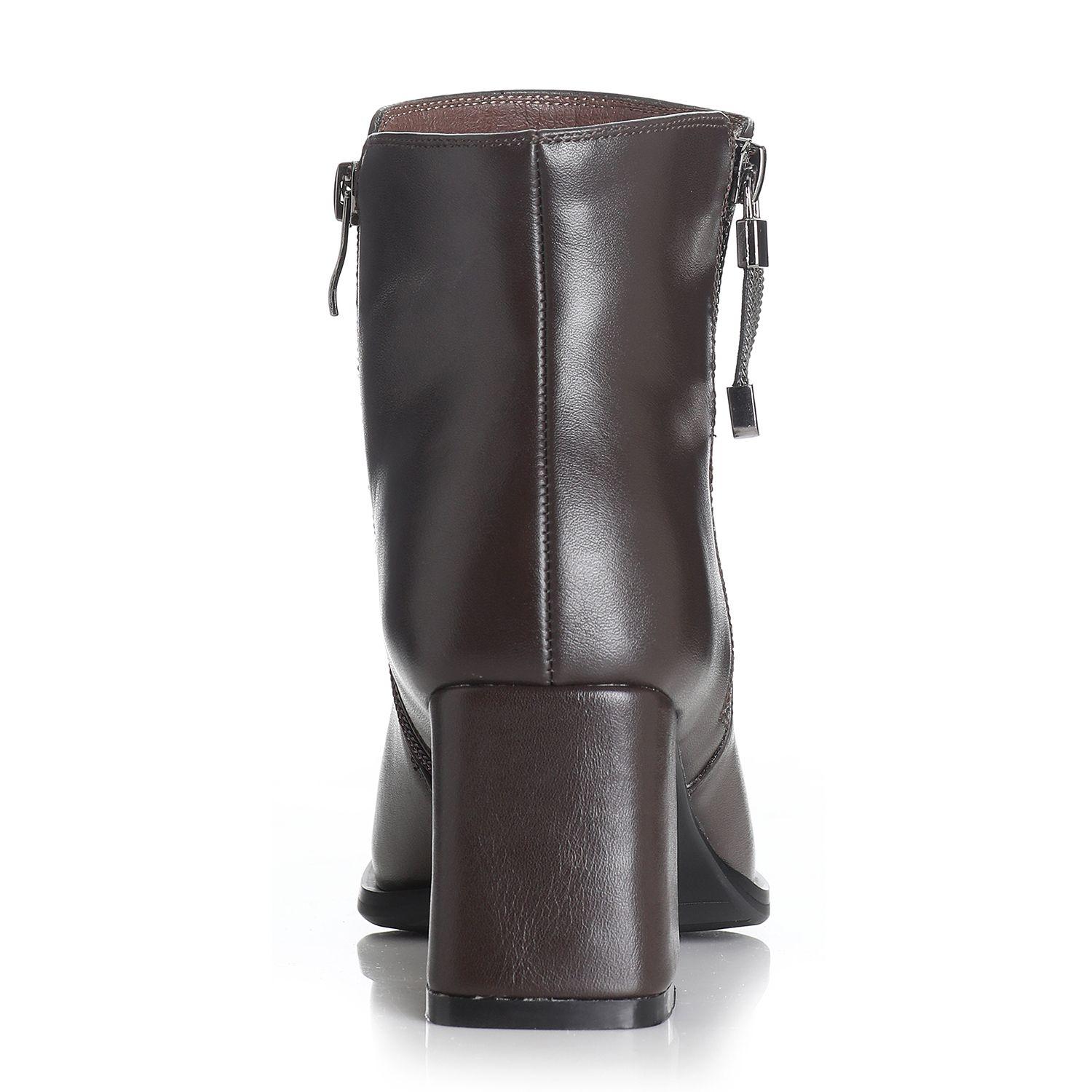 Botin Mujer Marron Via Uno 12432409-1