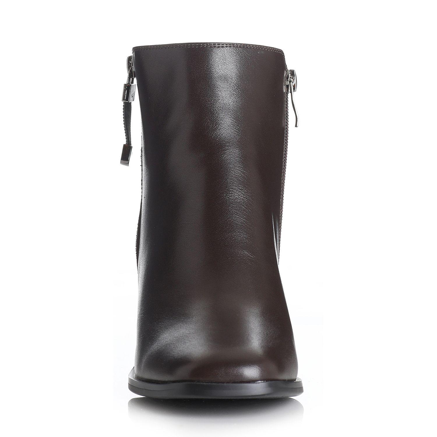 Botin Mujer Marron Via Uno 12432409-2