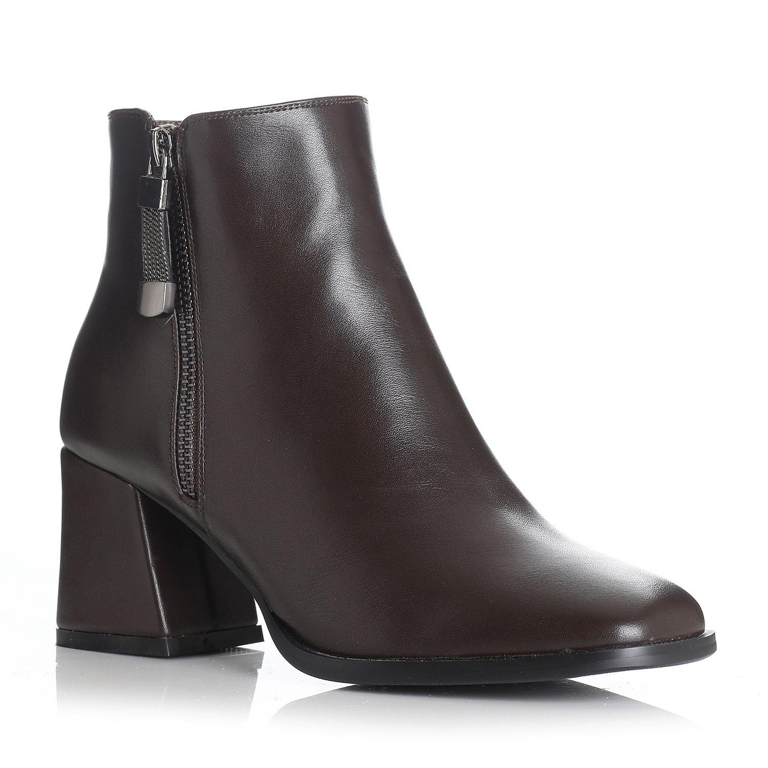 Botin Mujer Marron Via Uno 12432409-3