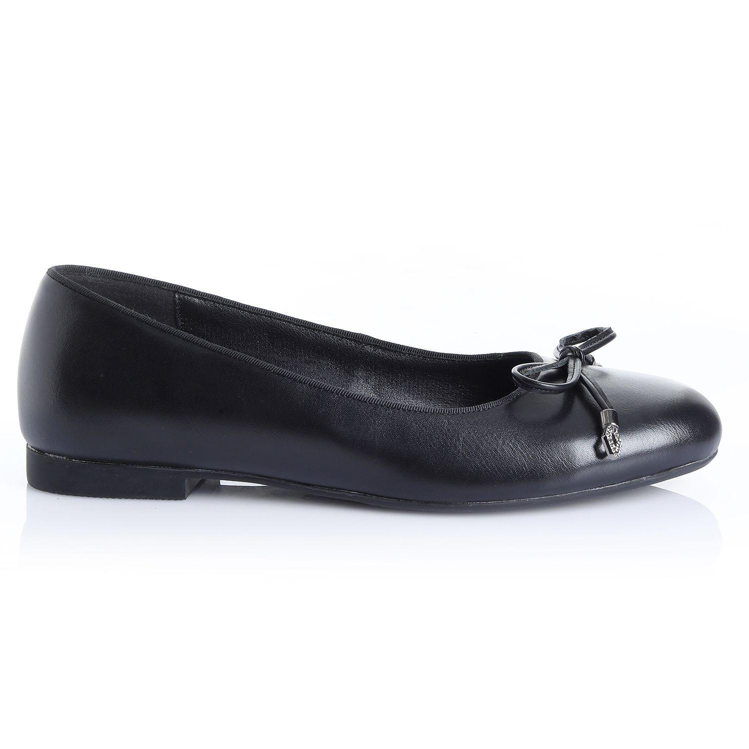 Zapato Mujer Negro Via Uno 22501501-0