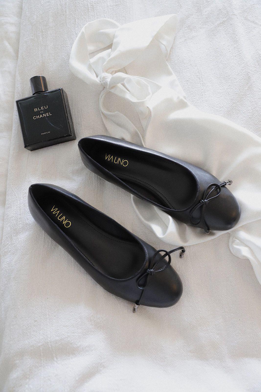 Zapato Mujer Negro Via Uno 22501501-4