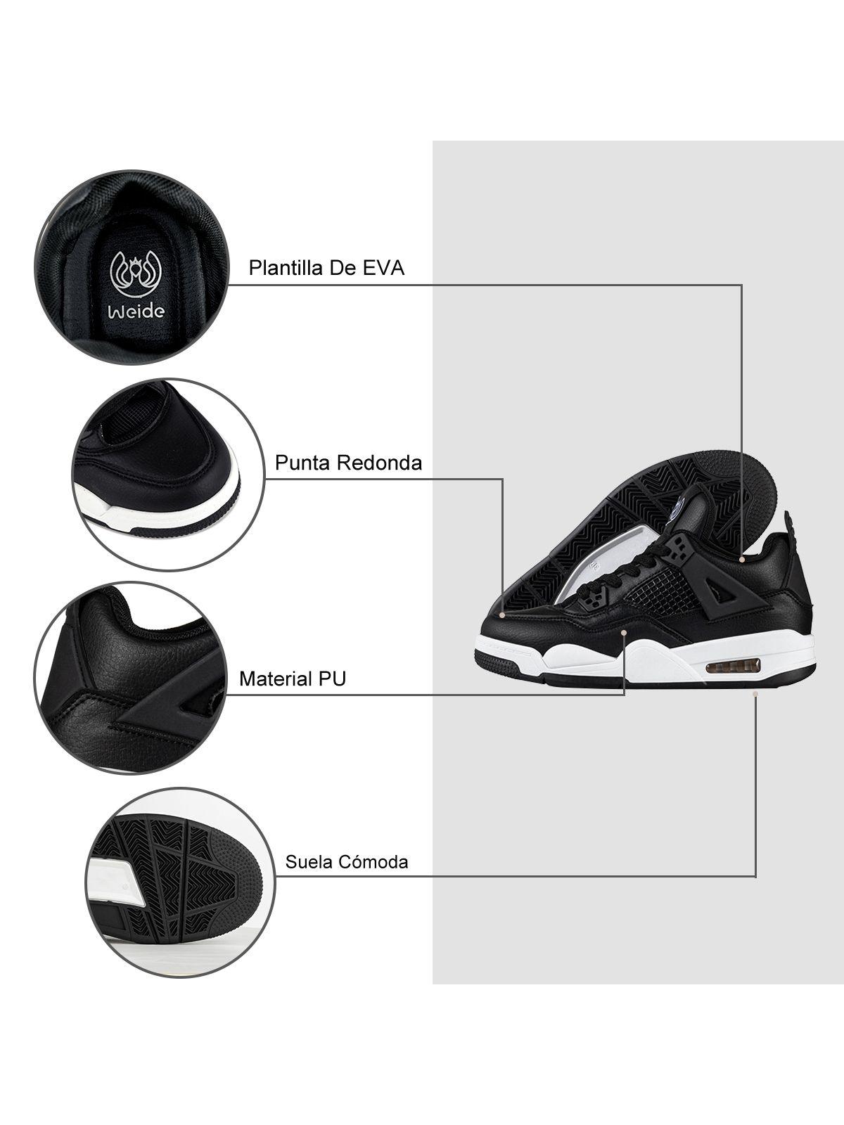 Zapatillas Deportivas casual Mujer con Cordones Weide TFA202-5