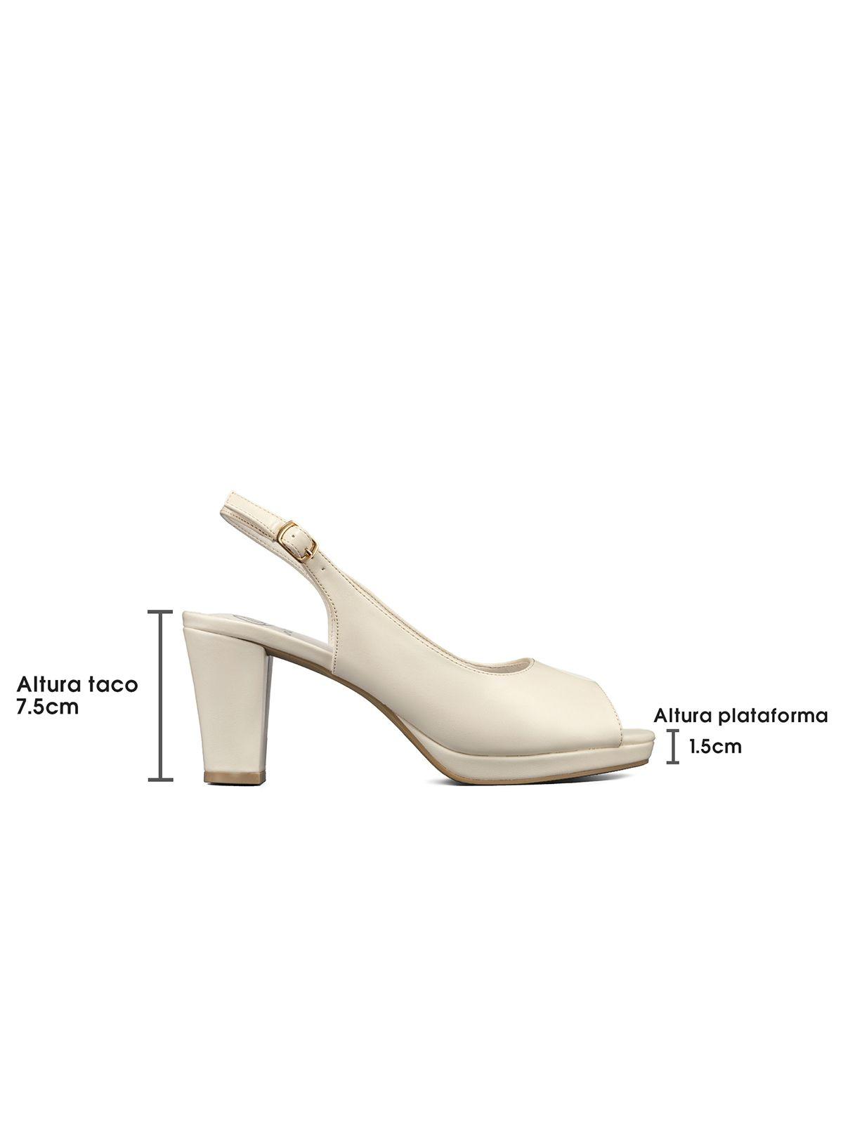 Zapato Elegante  Talón Libre  Peep Toe Mujer Weide GH170-7