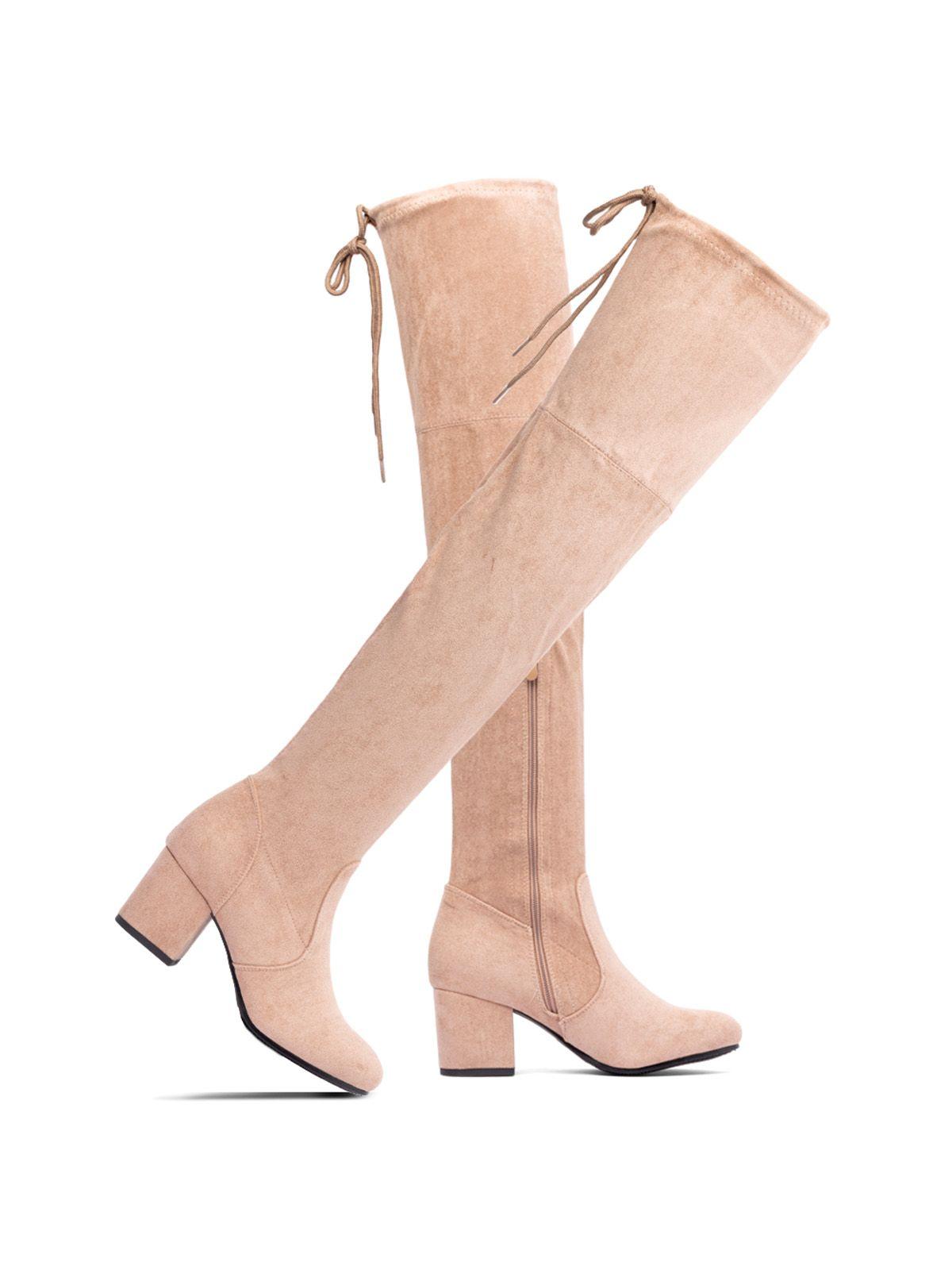 Bota Beige Casual Mujer Weide HX273-4