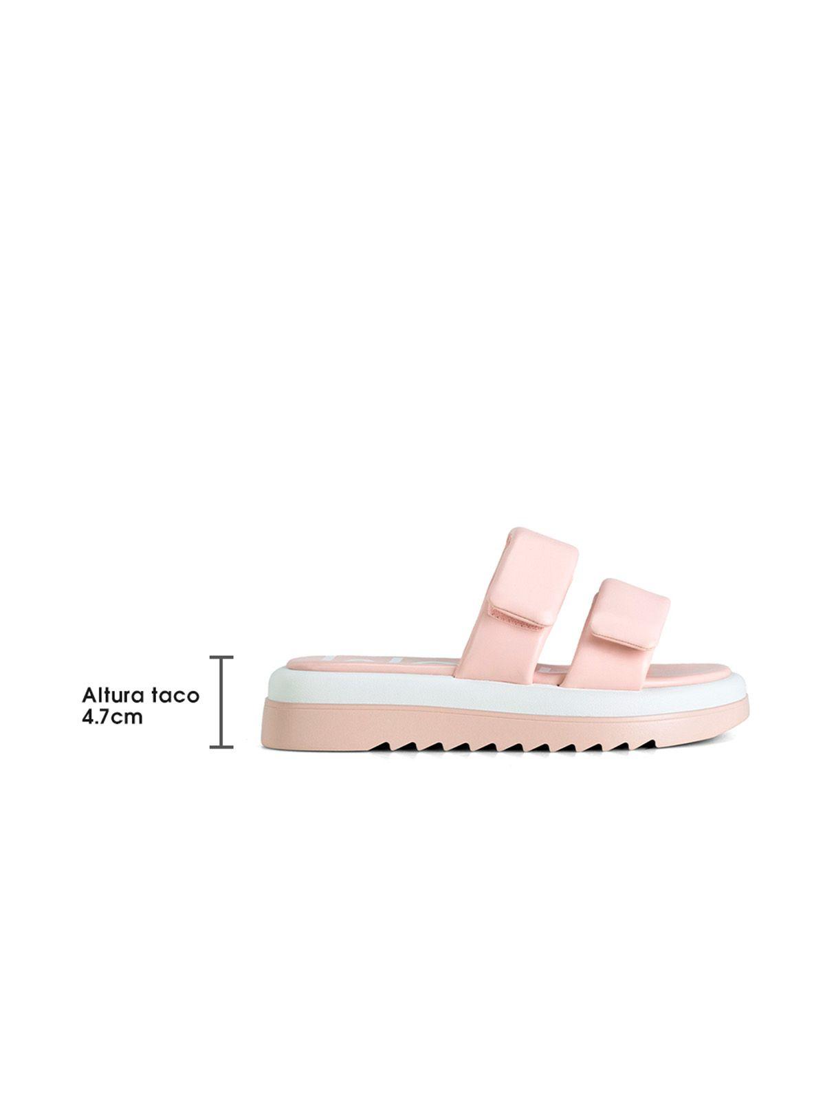 Sandalia Plataforma Rosado Casual GH99 Weide-4