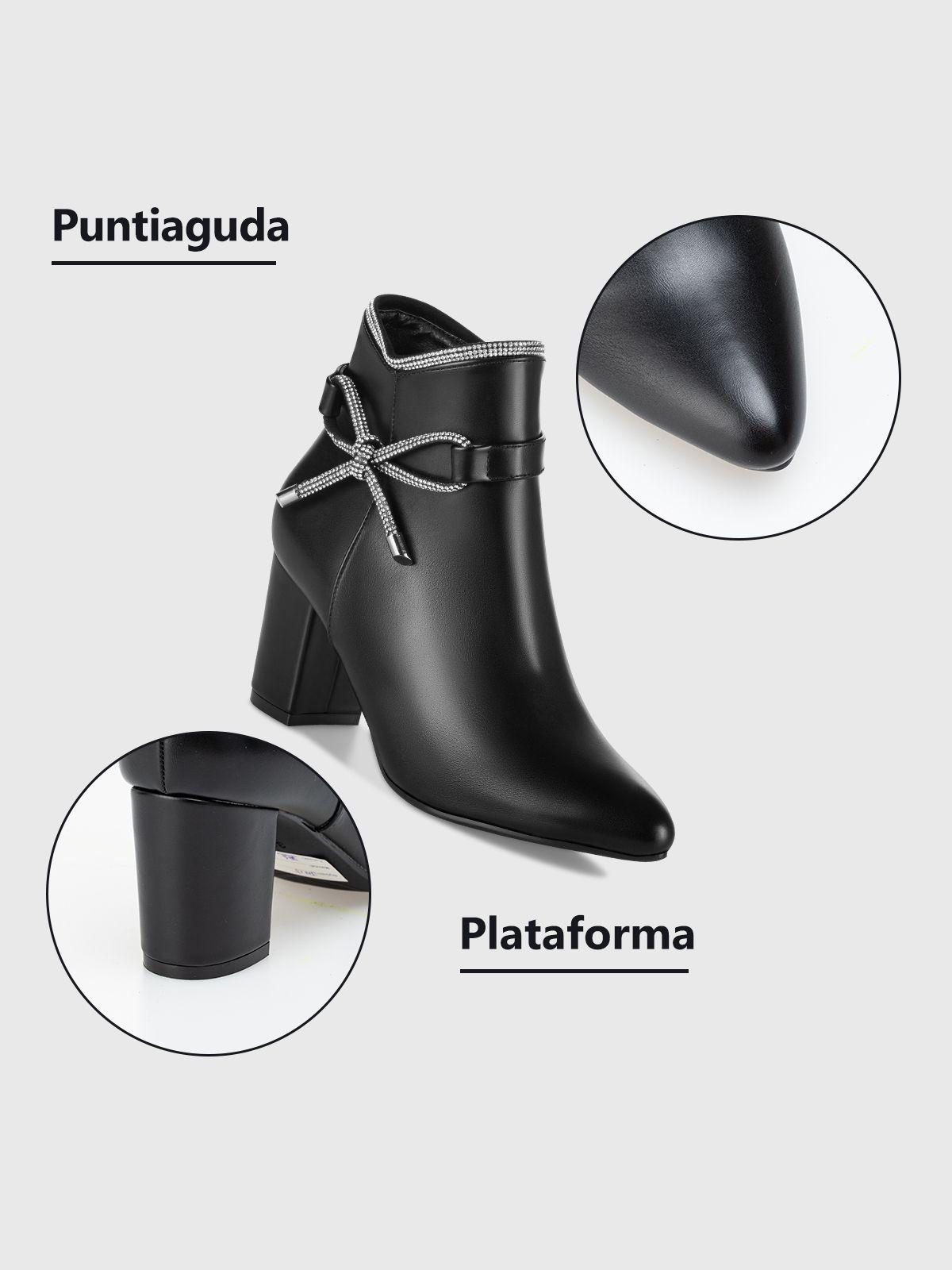 Botin Mujer Jerrald Negro Weide-6