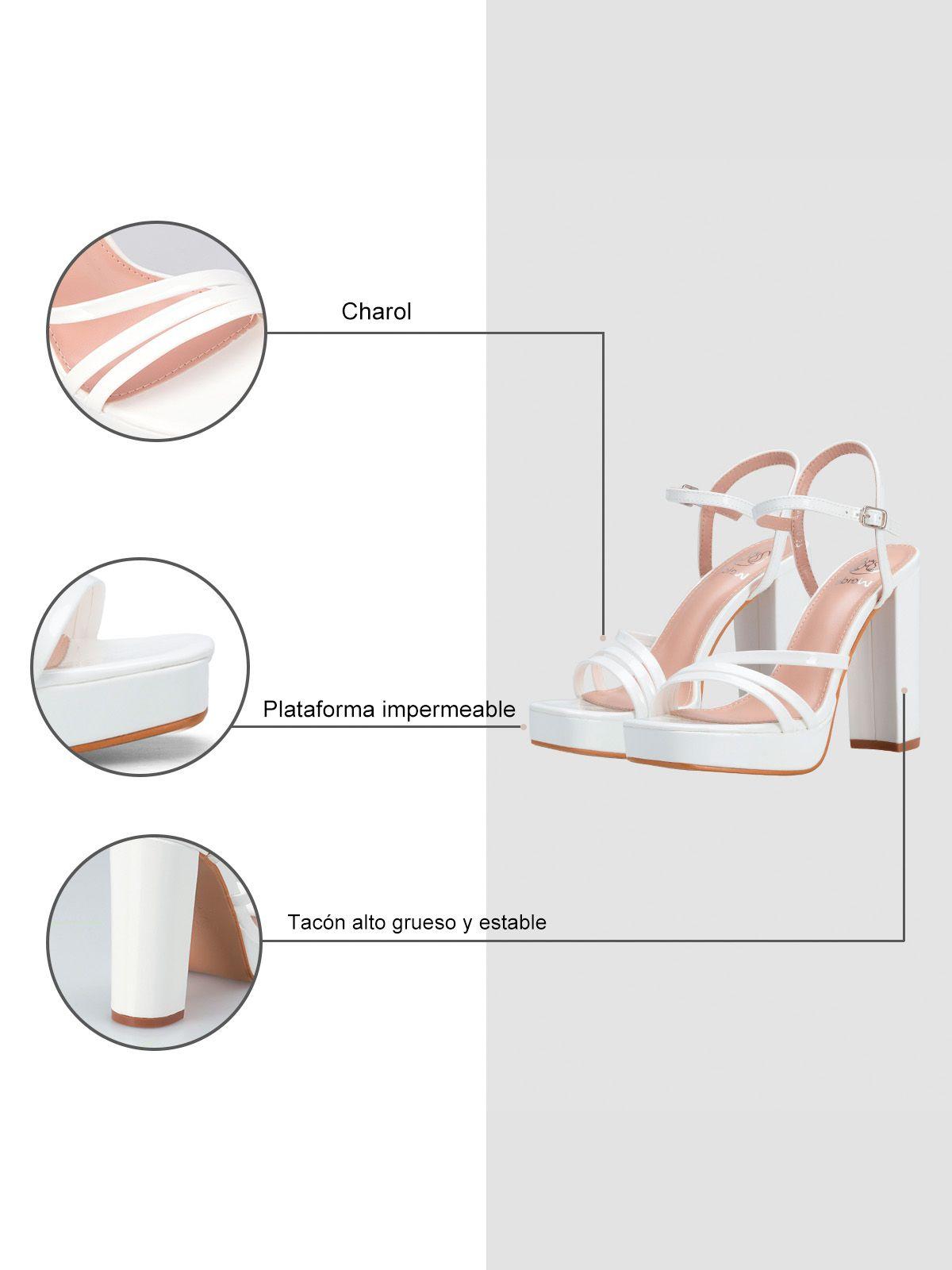 Sandalia Zulema Blanco Weide-4