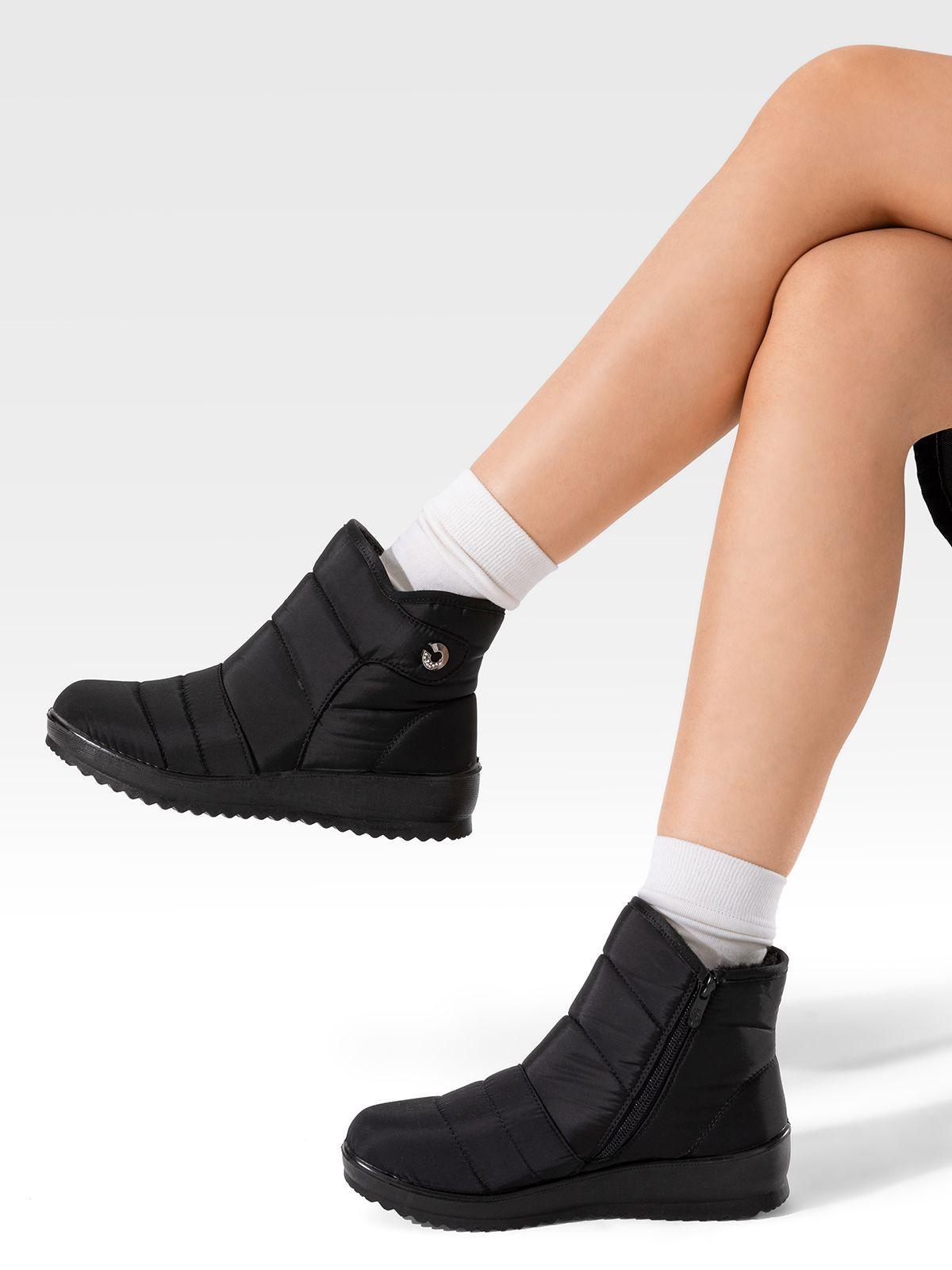 Botin Negro Casual Mujer Weide TFA189-1