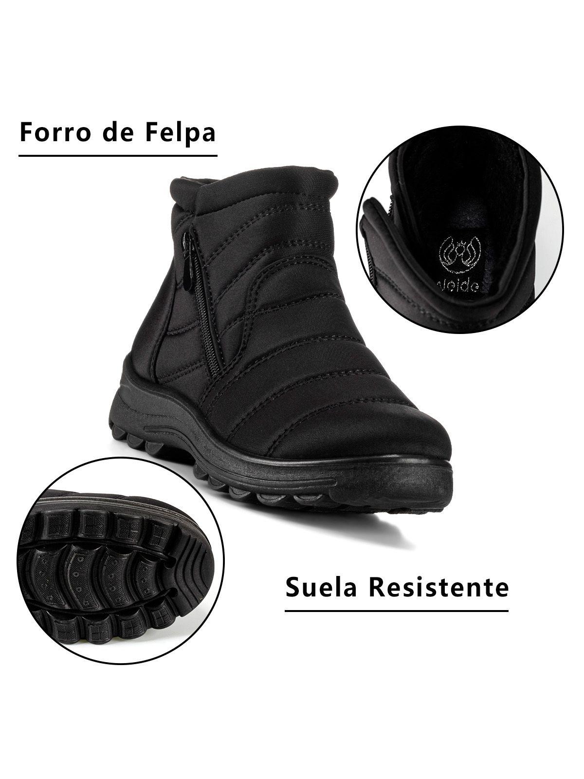 Botin Negro Casual Mujer Weide TFA191-8