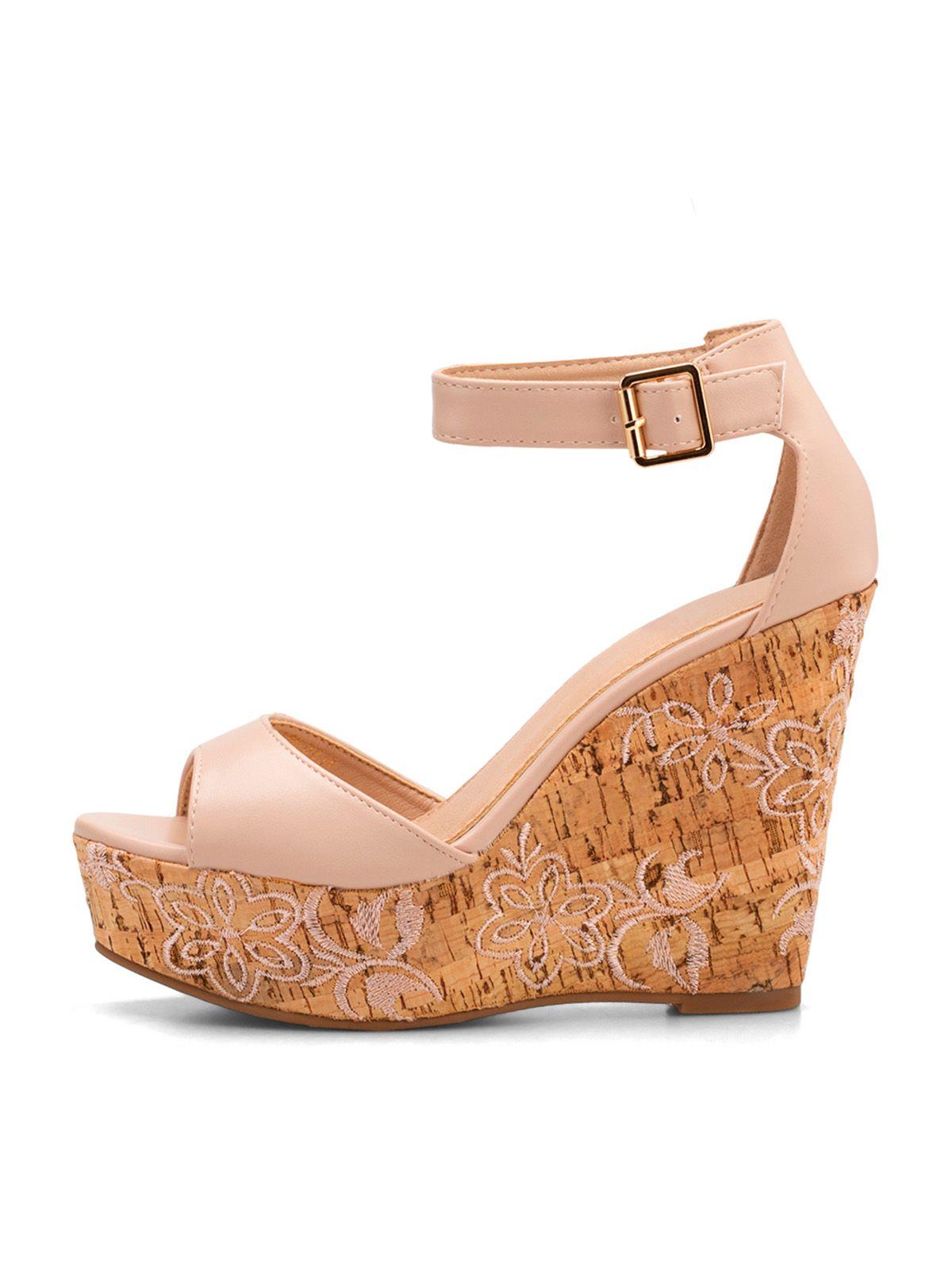 Sandalias Taco  Rosado Fiesta YL60 Weide-1