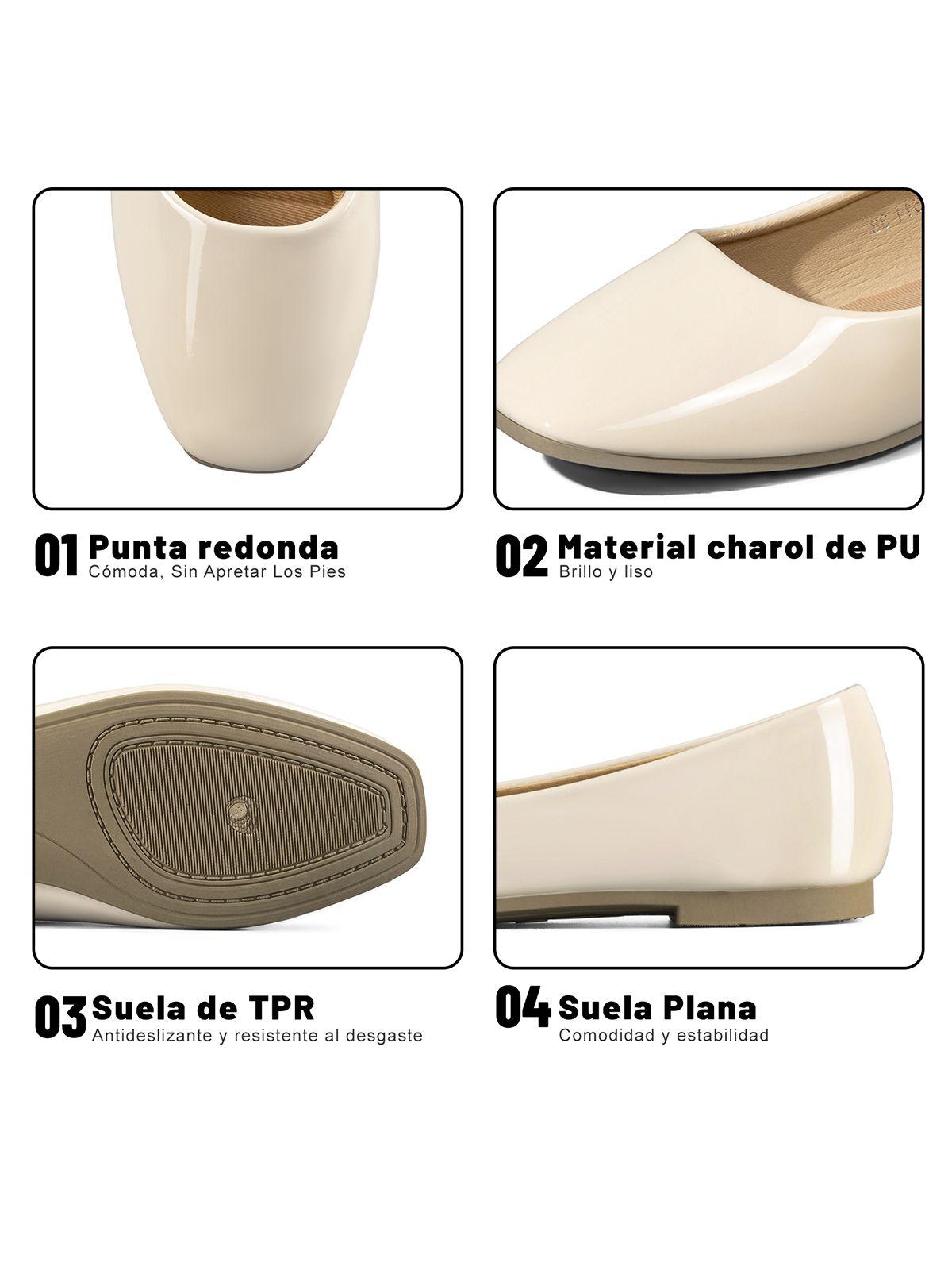 Ballerina Confort Charol Mujer  Weide YOU511-6