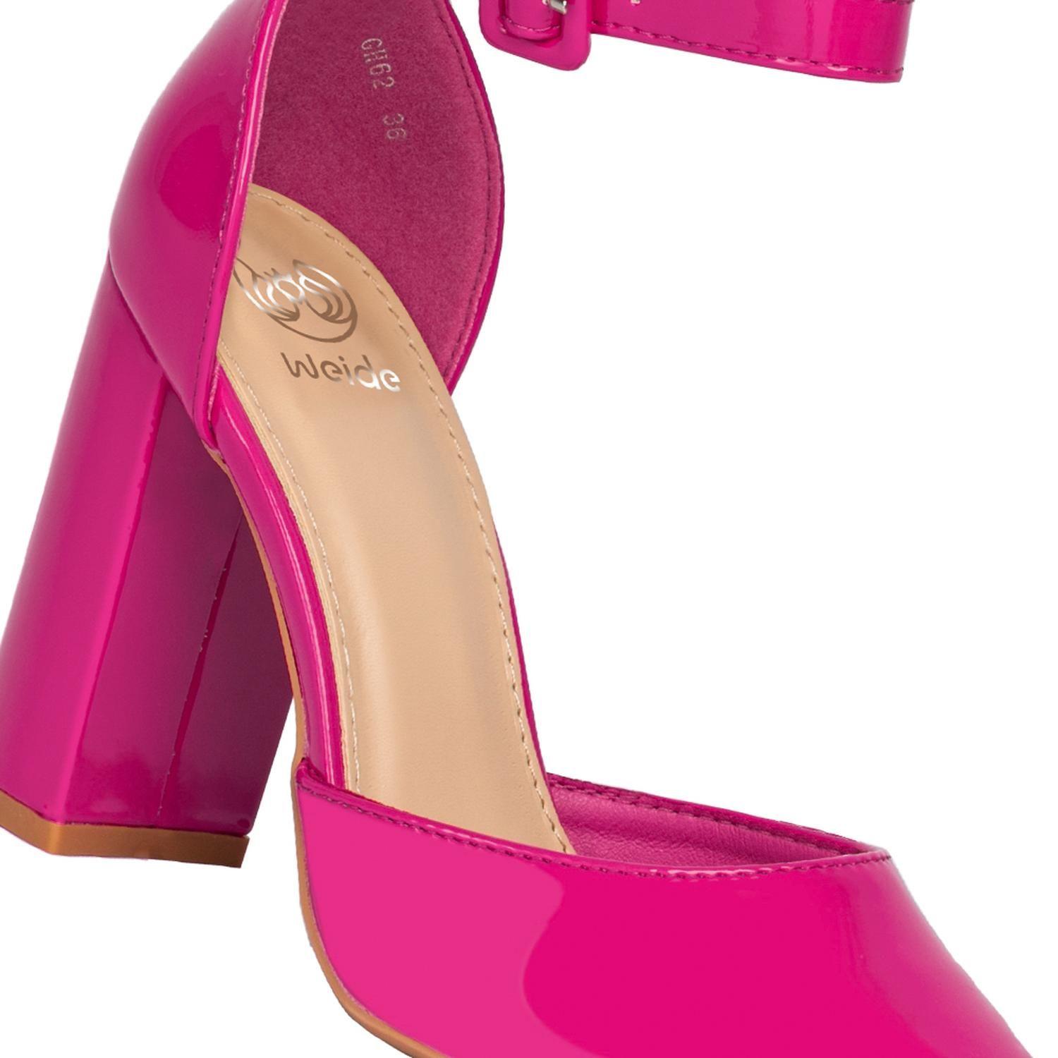 Zapato Taco Alto Durazno Fiesta Mujer Weide GH62-4