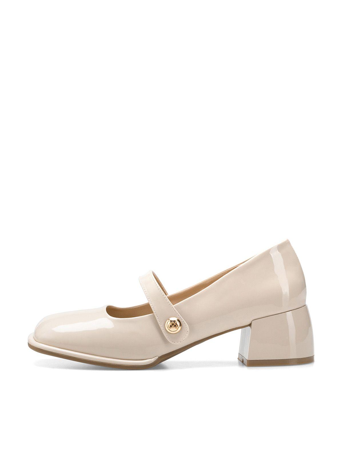 Zapatos Taco Beige Weide YL56-2