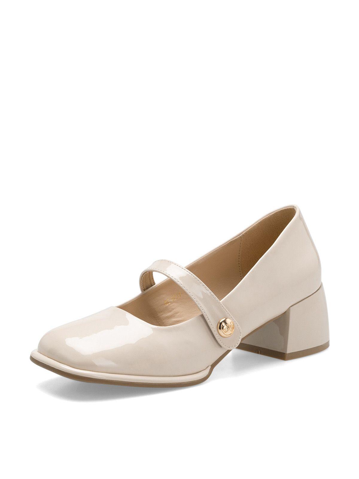 Zapatos Taco Beige Weide YL56-0