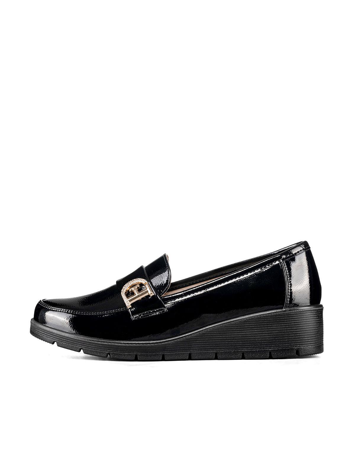 Mocasin Casual Mujer Charol Vintage Comodo Cuña Weide JML10-3