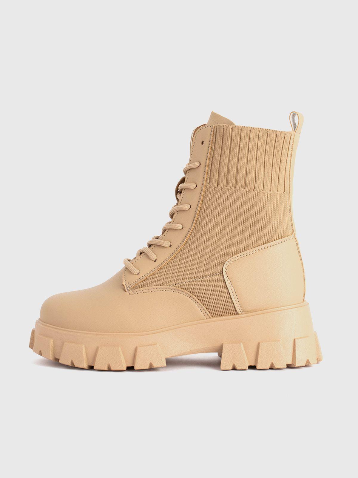 Botin Lacey Camel Weide.-1