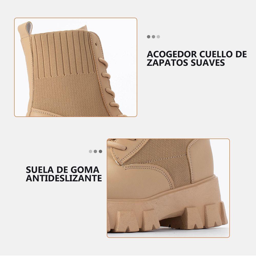 Botin Lacey Camel Weide.-6