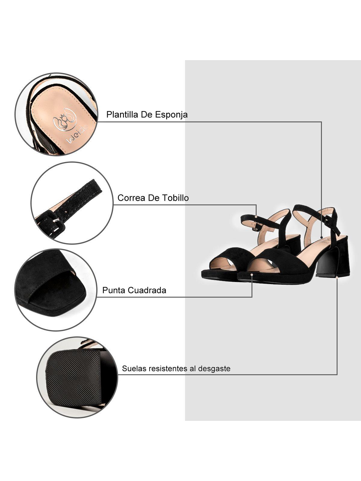 Sandalia De Vestir Fiesta Taco Medio Mujer Weide YOU238-7