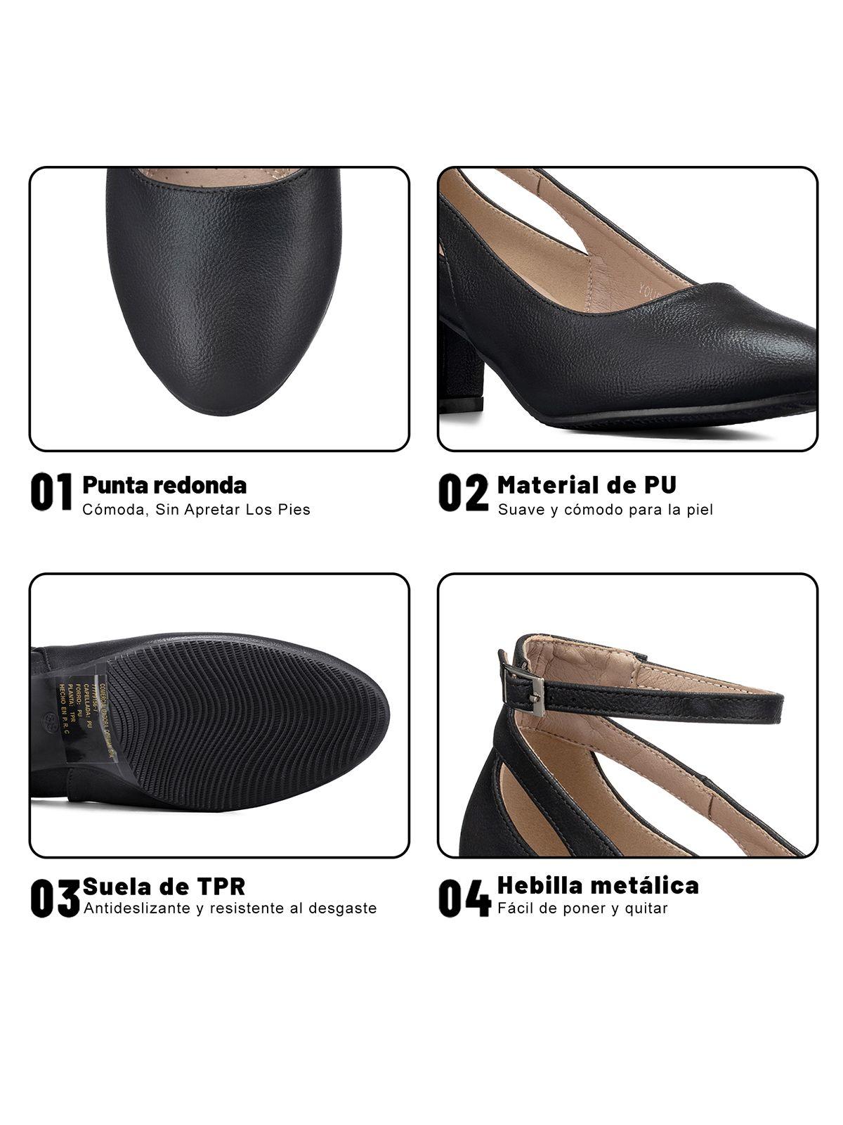 Zapato Taco Mujer Formal  Weide You523-6
