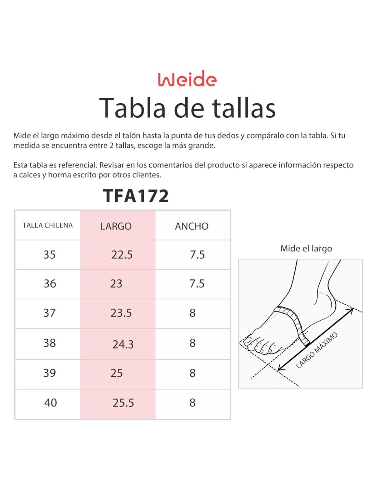 Zapatilla  Mujer Erika Negro Weide-3