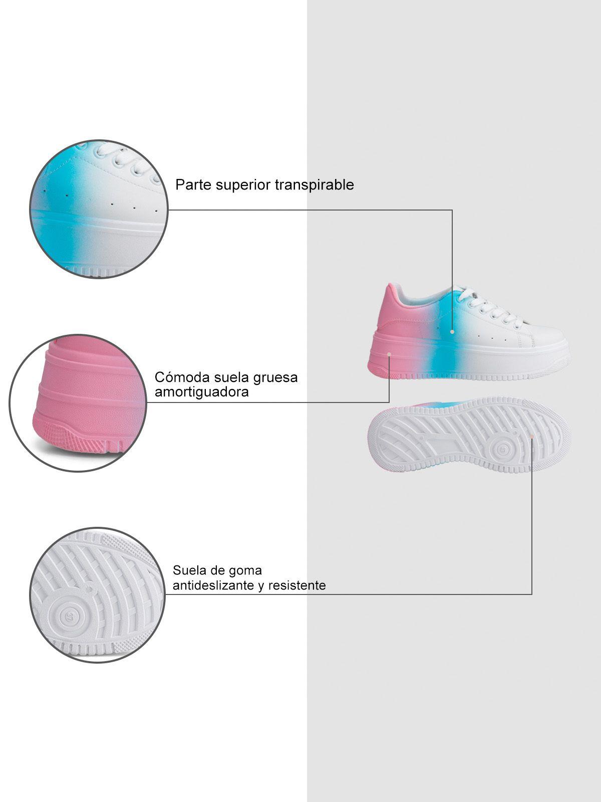 Zapatilla Bruna Rosado Weide-4