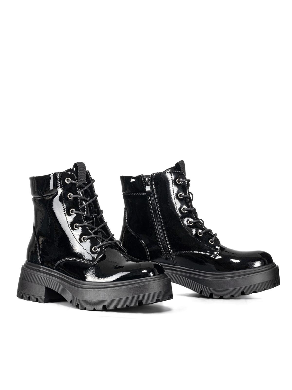 Botin Mujer Casual Charol Vintage Weide CZY607-4