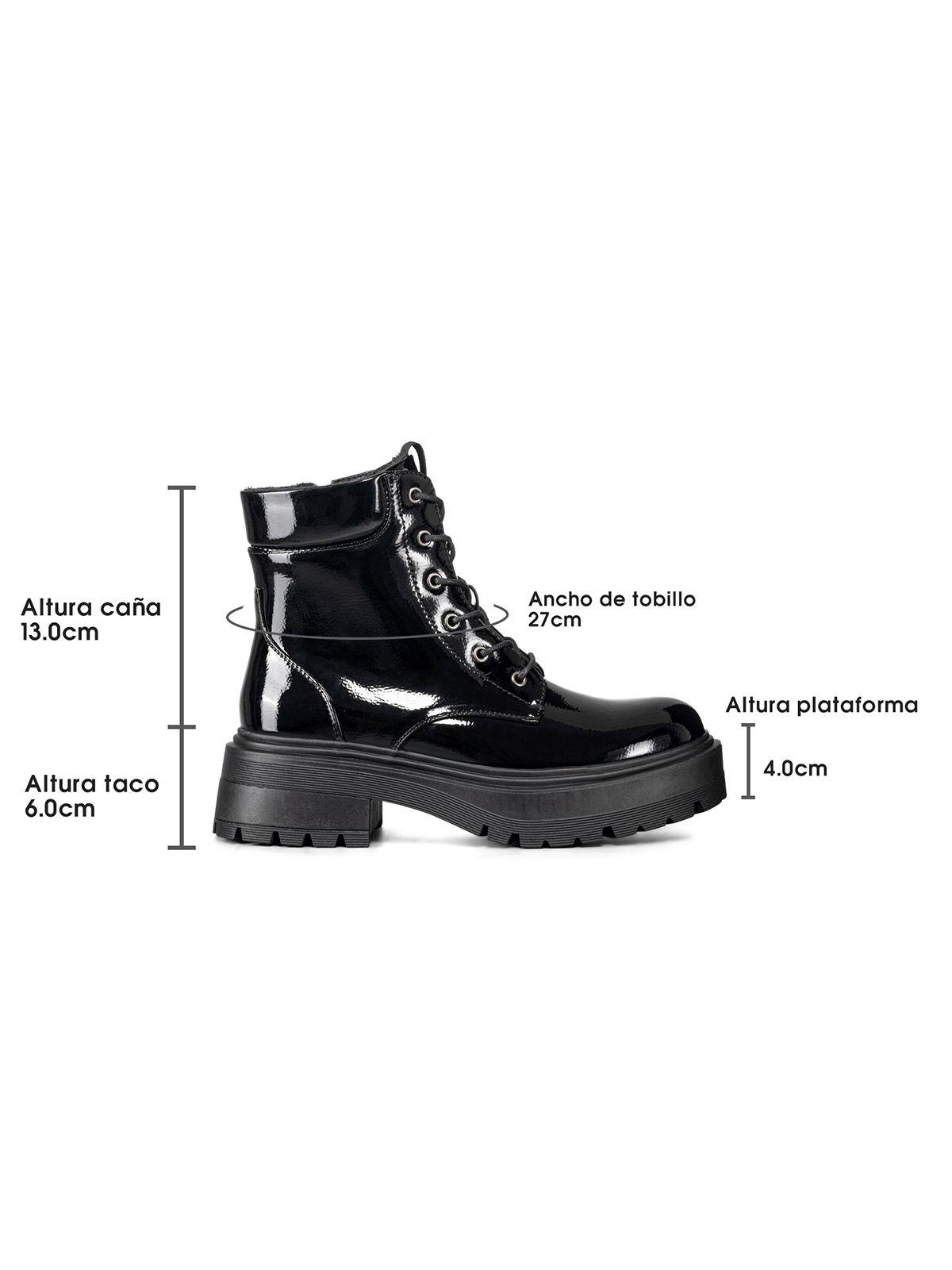 Botin Mujer Casual Charol Vintage Weide CZY607-5