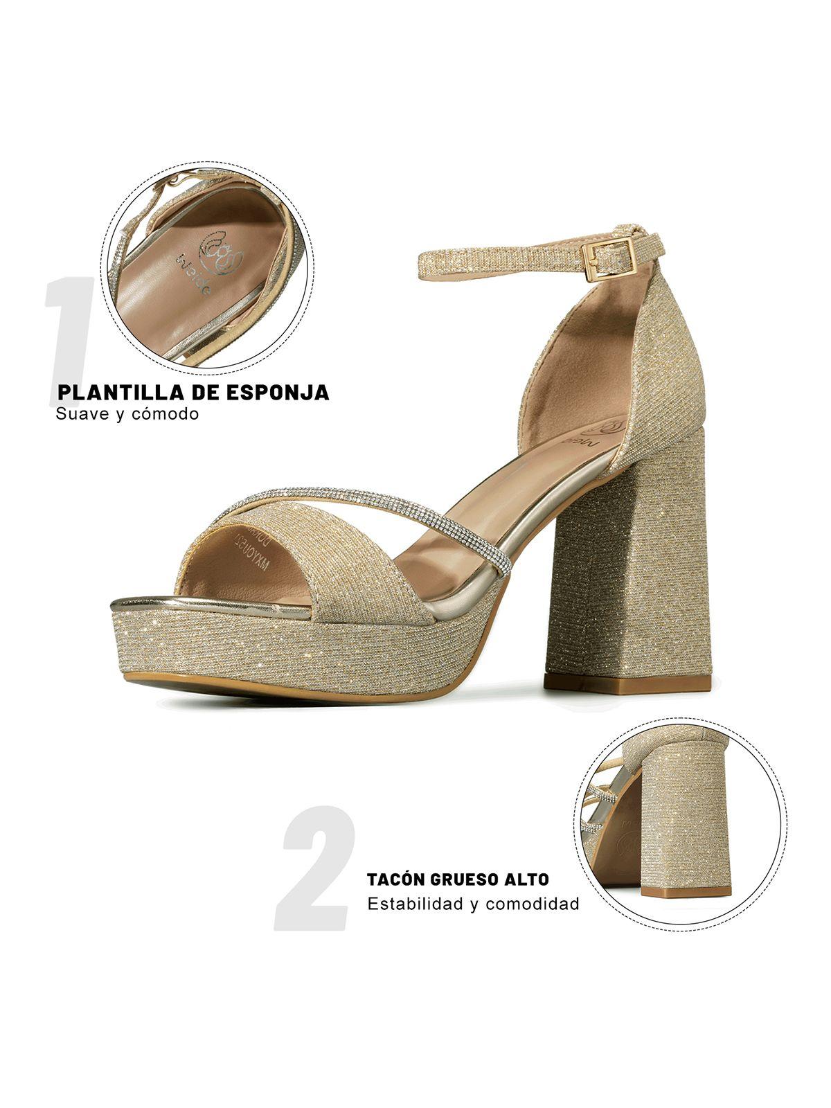 Sandalia Taco Alto Elegante Mujer Weide YOU522-7