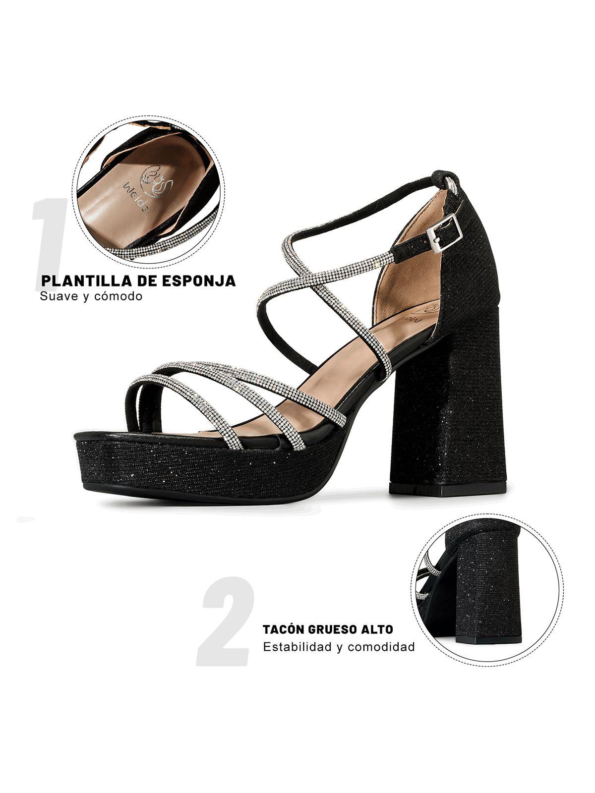 Sandalia Taco Alto Elegante Mujer Weide YOU522-4