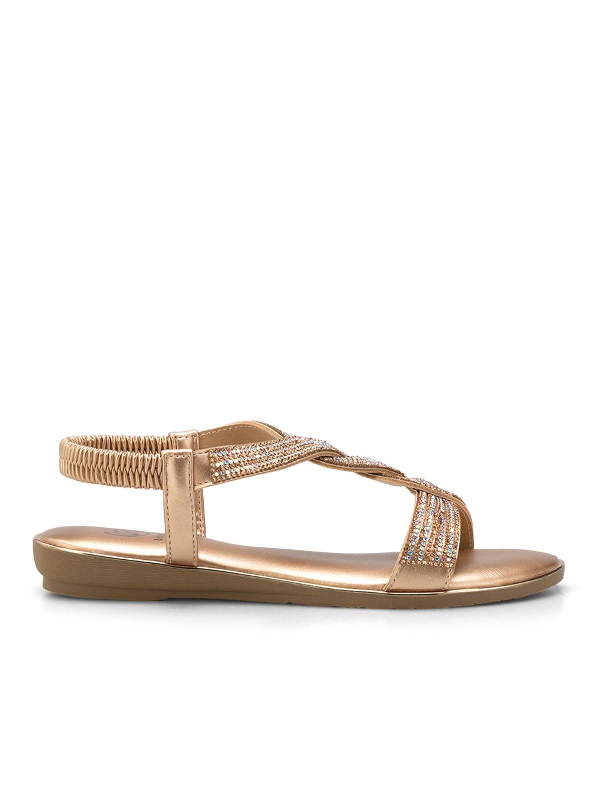 Sandalia Plana Champan Casual JS56 Weide-1