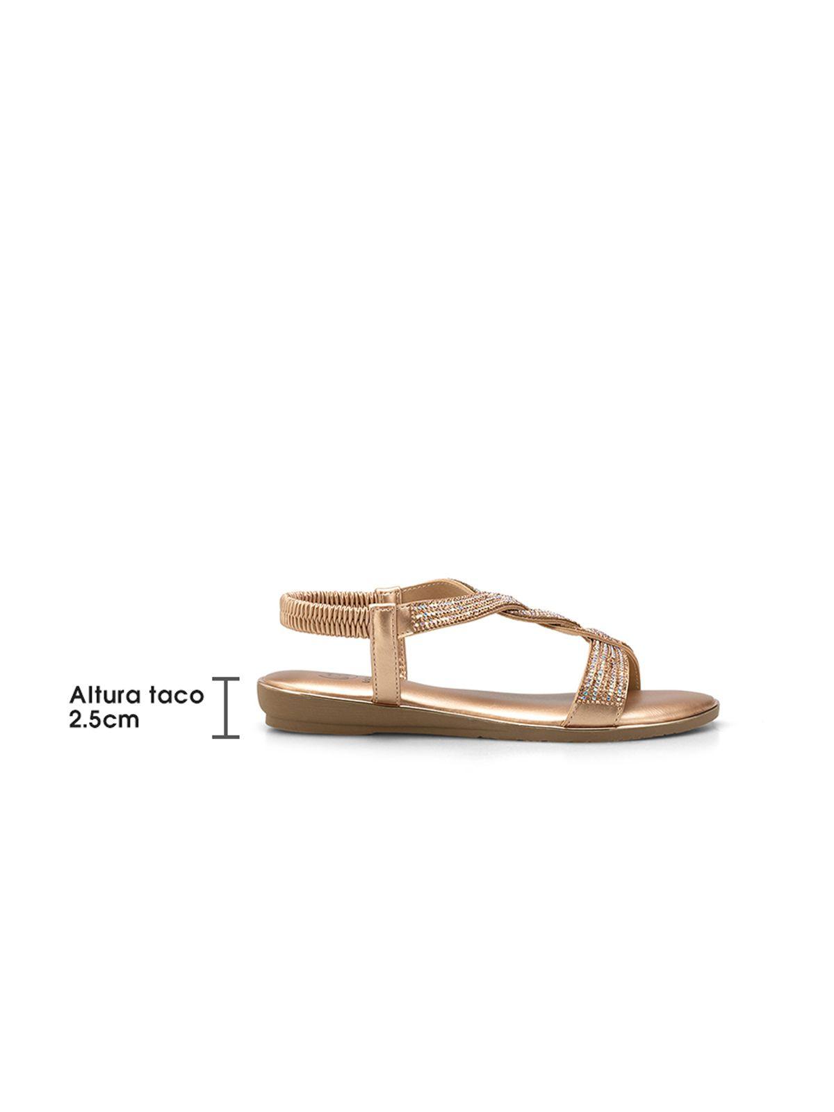 Sandalia Plana Champan Casual JS56 Weide-4