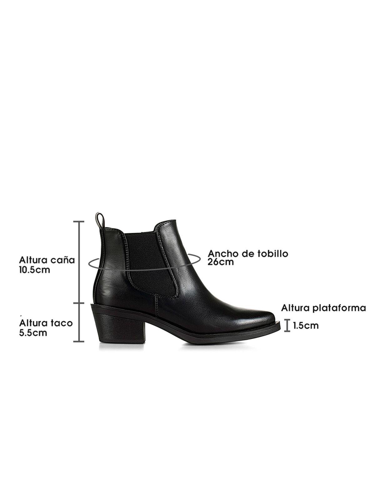 Botin Mujer Celia Negro Weide-5