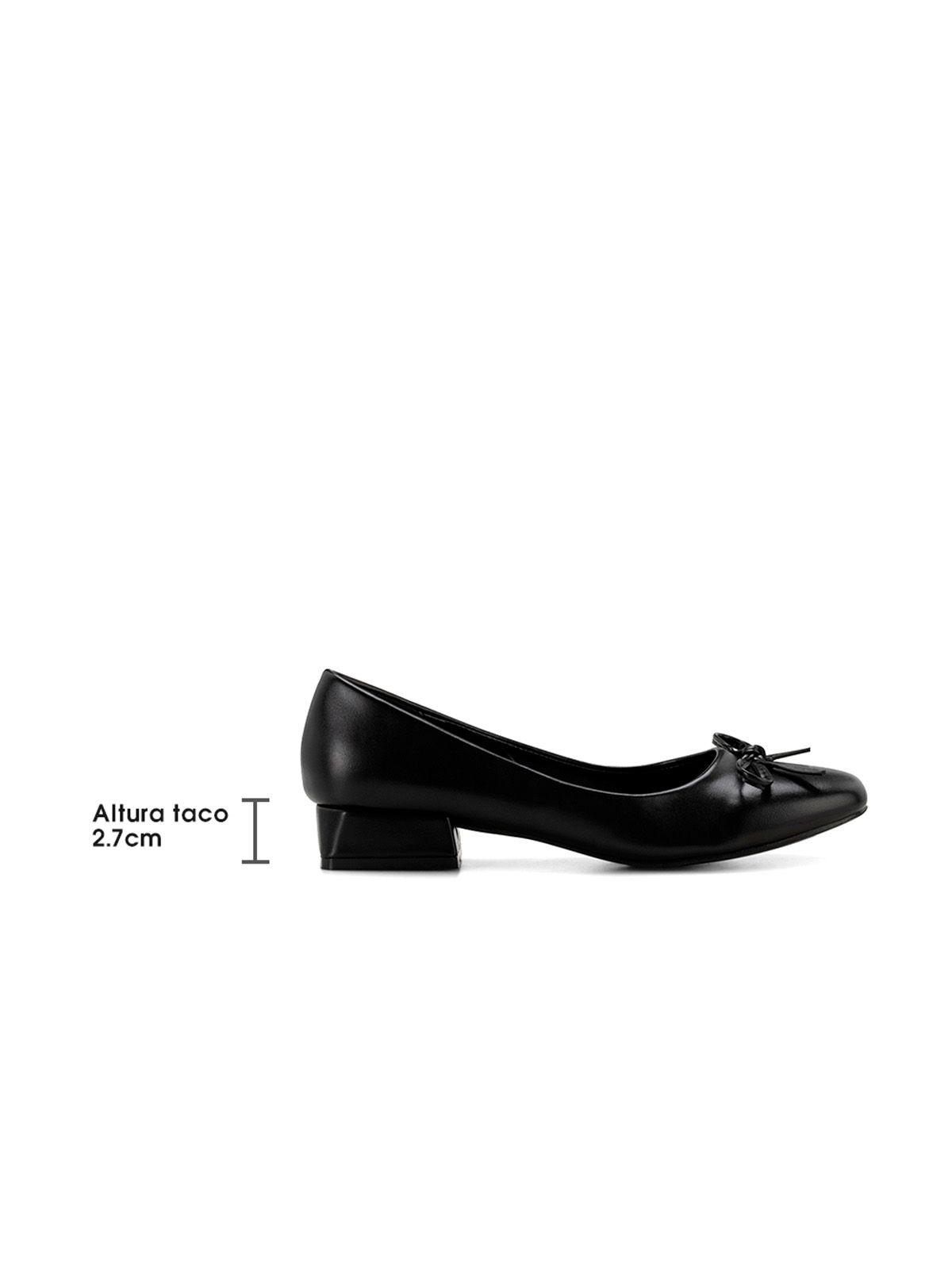 Zapato Taco Negro Casual GH83 Weide-5