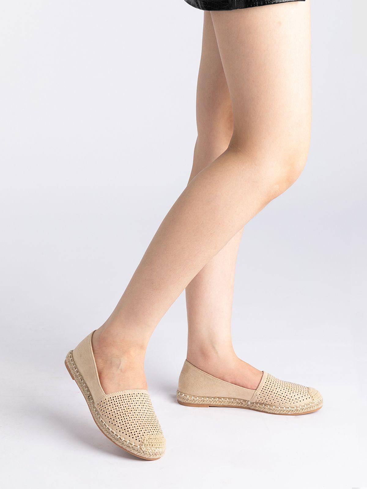 Alpargata Mujer Natasha Beige Weide-1