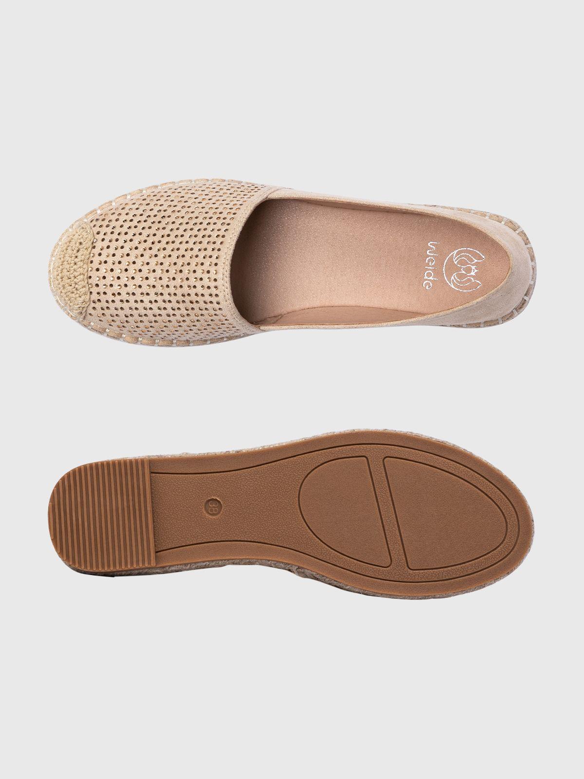 Alpargata Mujer Natasha Beige Weide-4