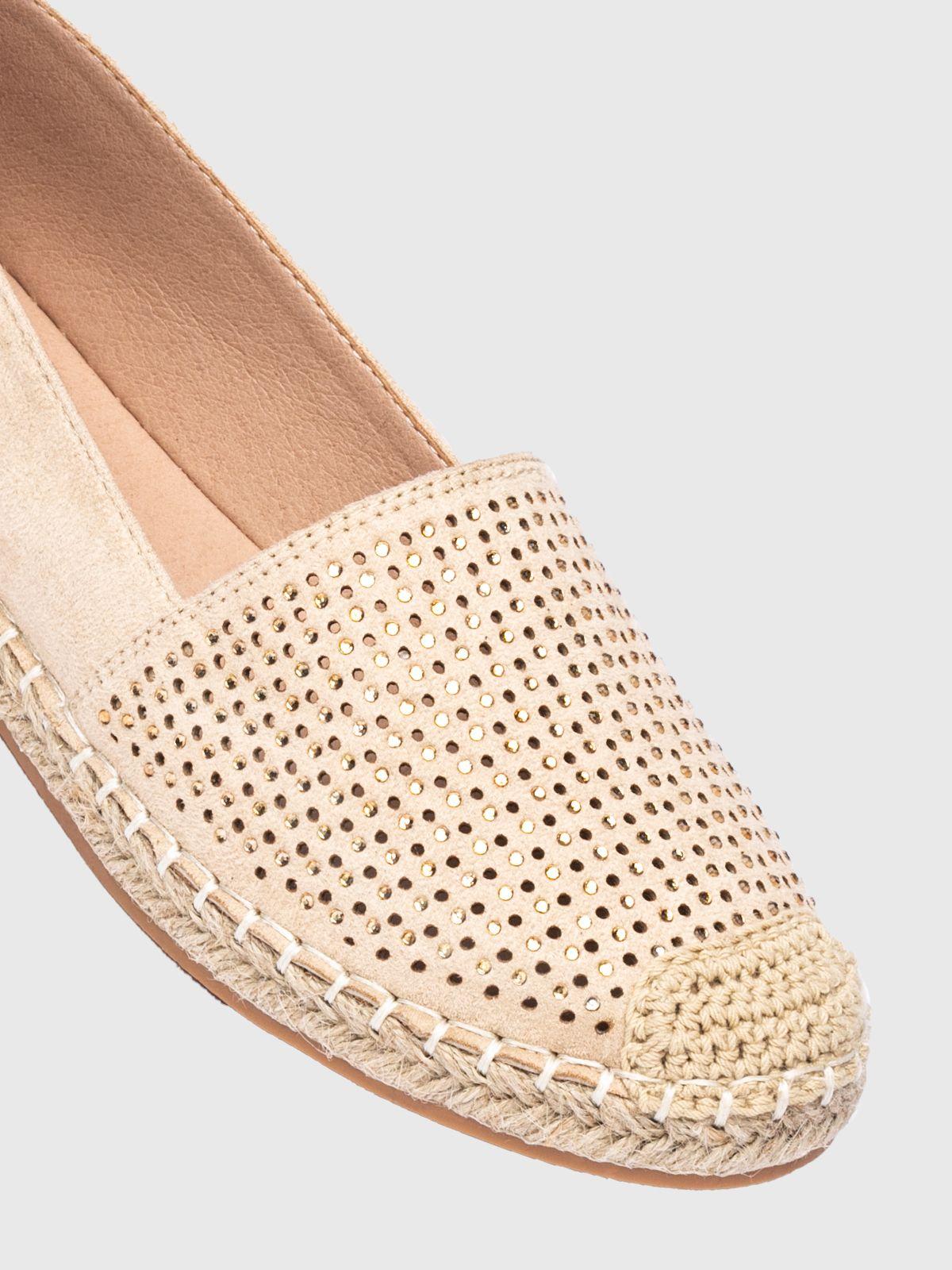 Alpargata Mujer Natasha Beige Weide-5