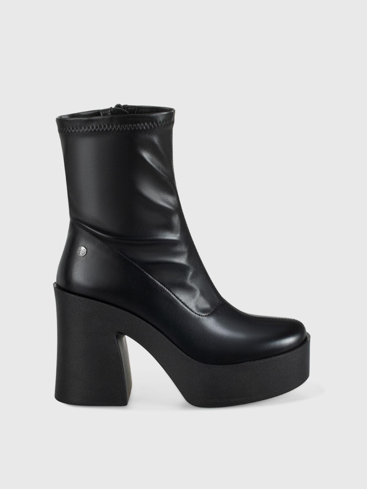 Botin Mujer Ángela Negro Weide-2