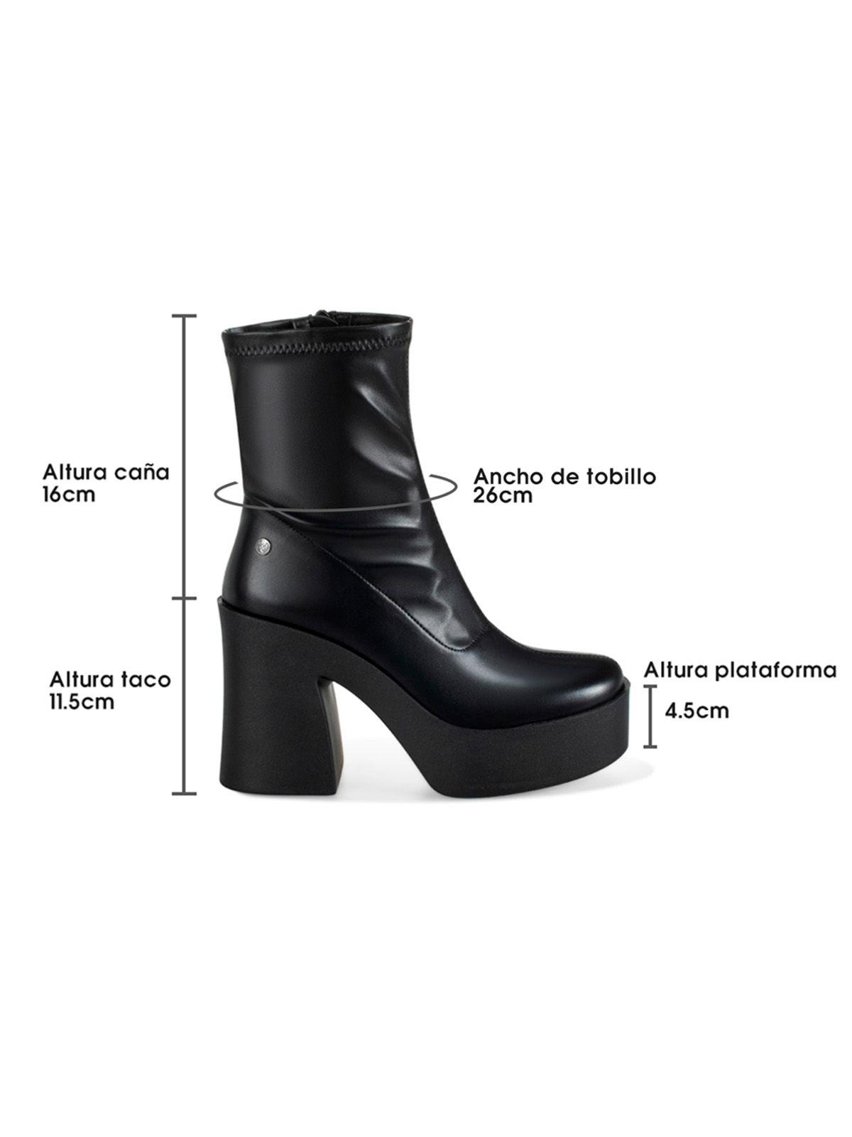 Botin Mujer Ángela Negro Weide-5