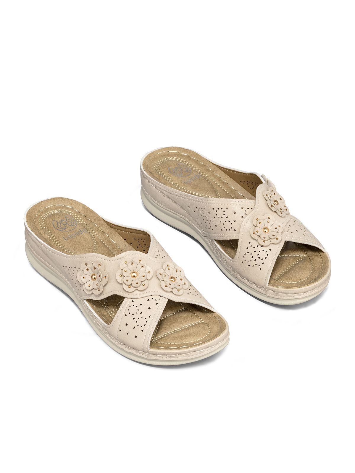 Sandalia Tipo Chala Confort Taco Cuña Mujer Weide YL056-5