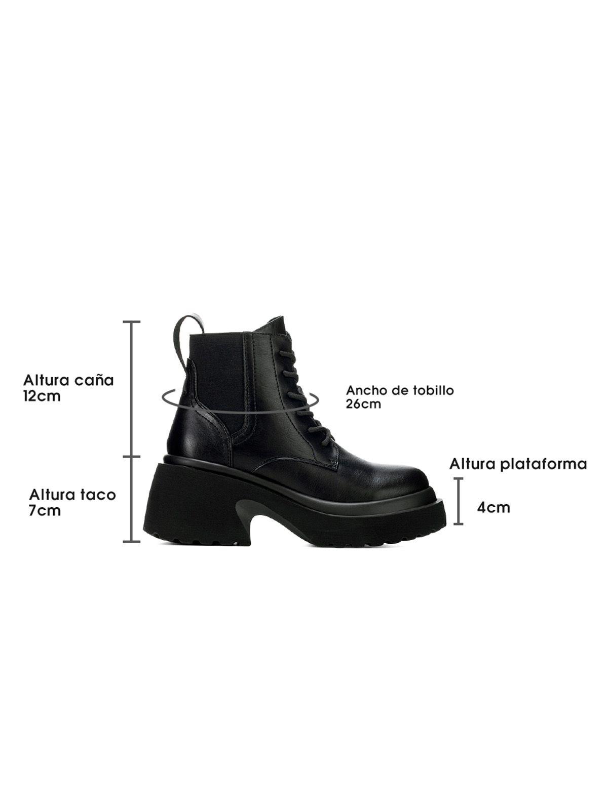 Botin Negro Casual Weide DH67-5