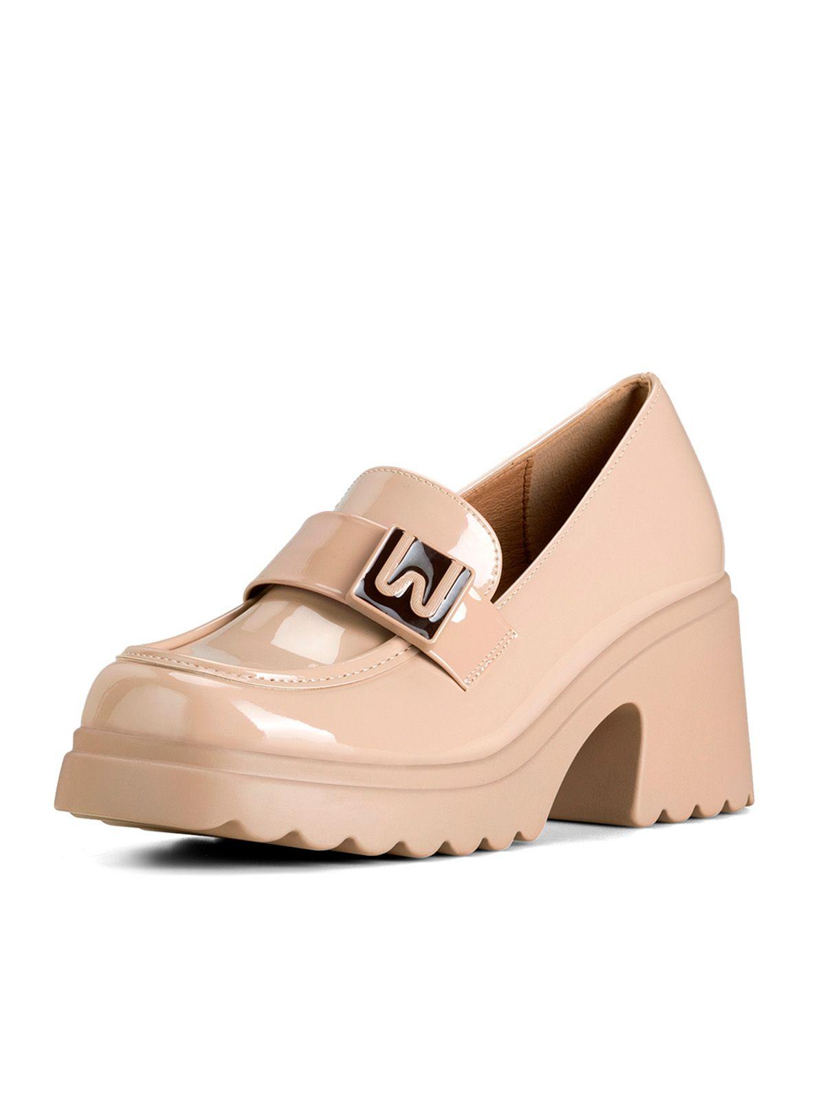 Mocasín Plataforma Caqui Casual JN25 Weide-0